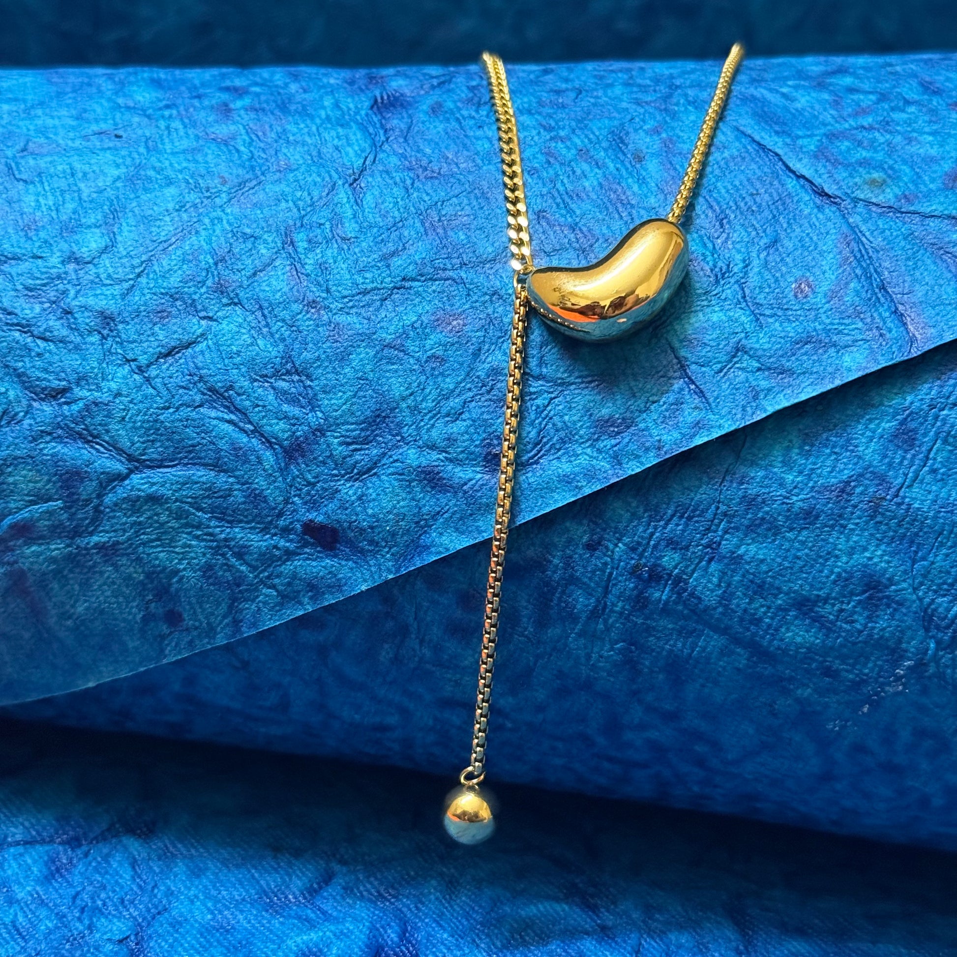 18k Gold Plated Chunky Love Chain - Anti Tarnish