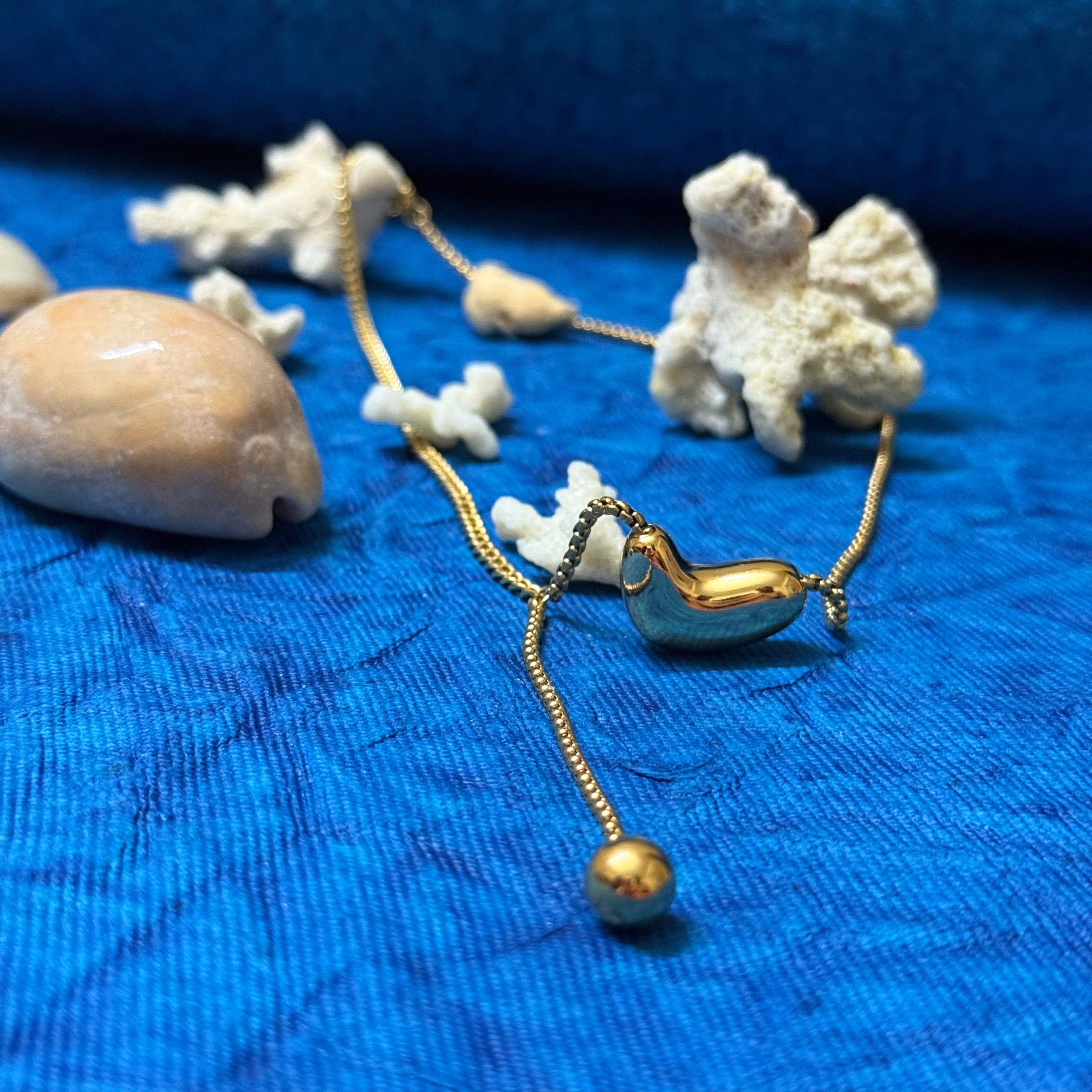 18k Gold Plated Chunky Love Chain - Anti Tarnish